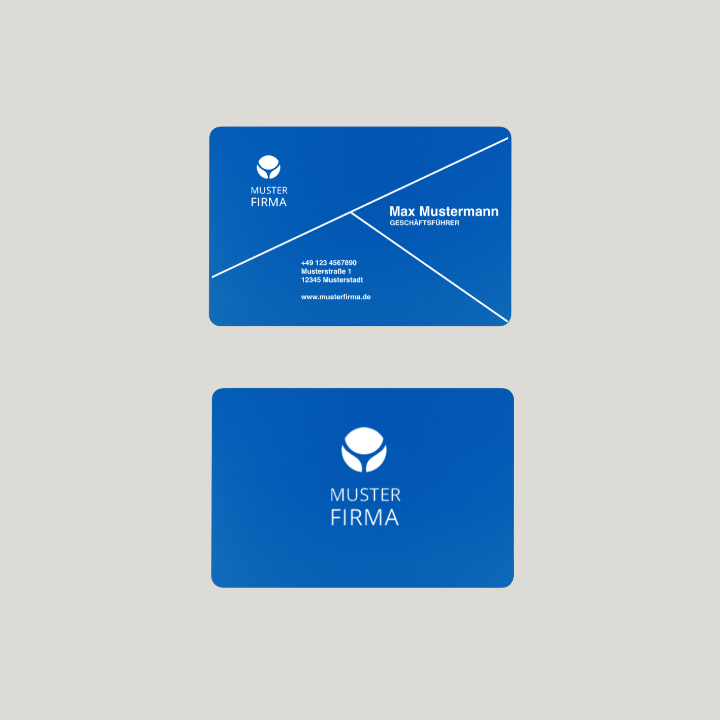 Exklusive Metall-Visitenkarten mit eigenem Design