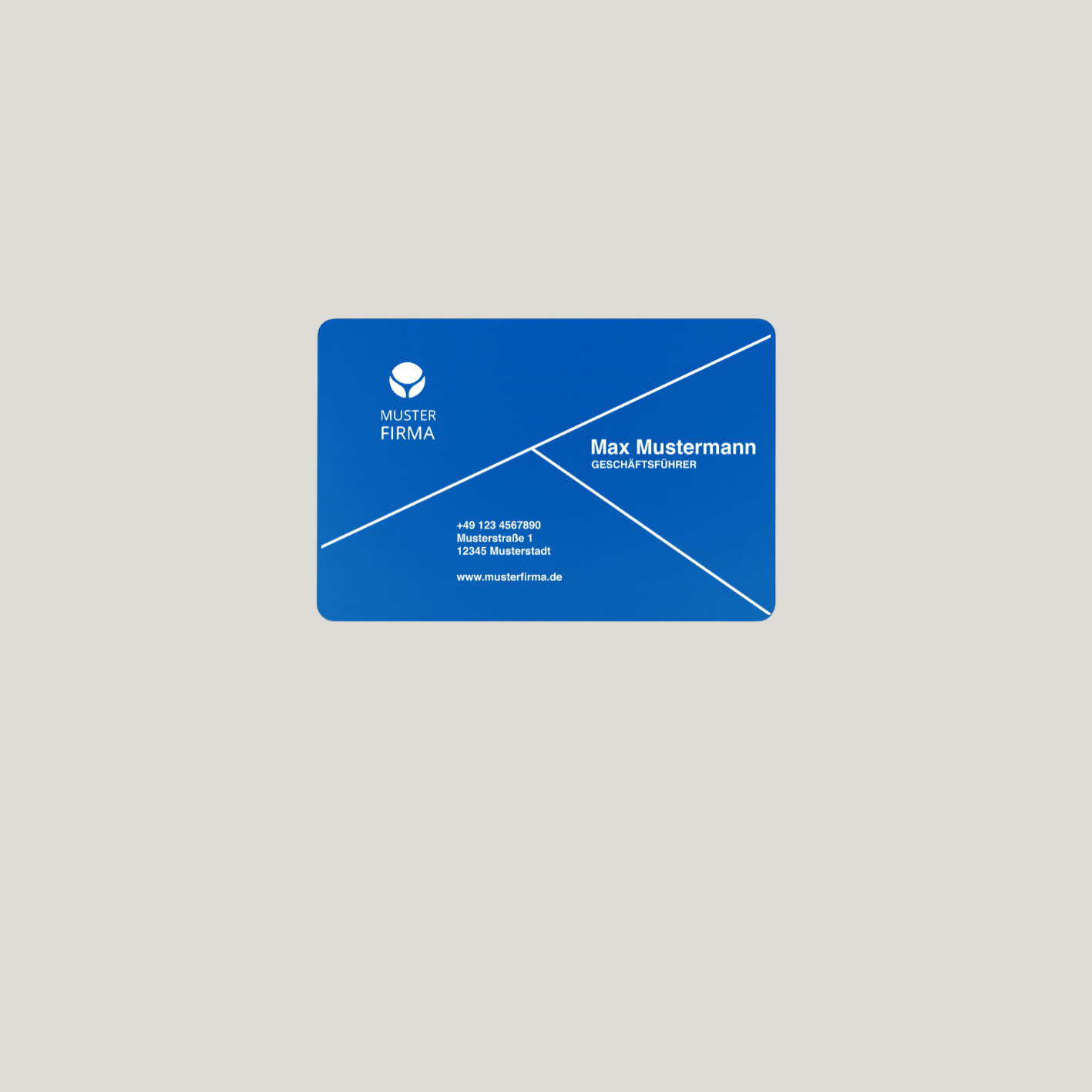 Exklusive Metall-Visitenkarten mit eigenem Design