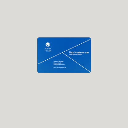 Exklusive Metall-Visitenkarten mit eigenem Design