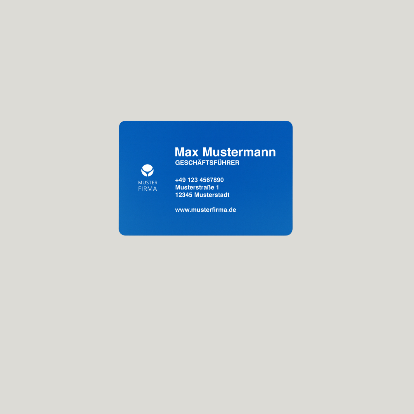 Exklusive Metall-Visitenkarten mit eigenem Design